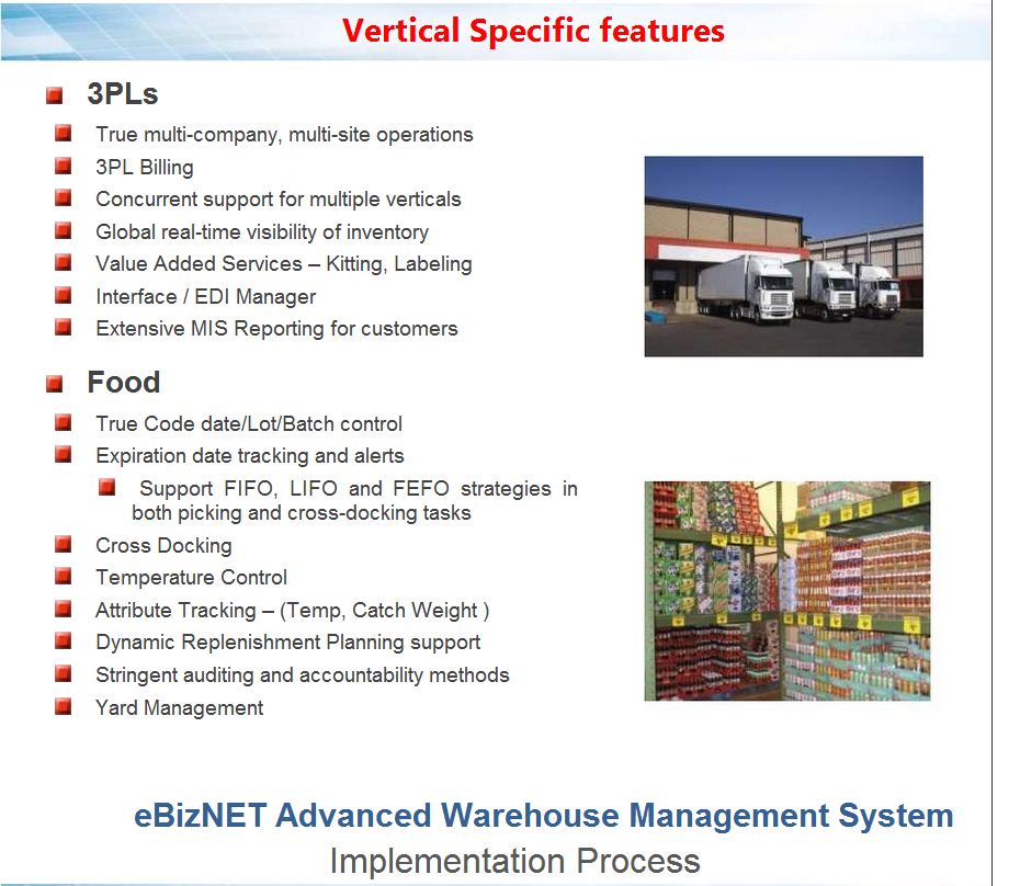 Vertical Specific Features